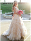 Strapless Cheap Wedding Dresses Online, Ruffle A-line Bridal Dresses, WD443
