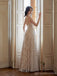 Sexy A-line Halter Champagne Handmade Lace Wedding Dresses,WD814