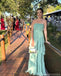Elegant Blue A-line Strapless Long Party Prom Dresses Ideas,Evening Gowns,13894