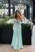 Sexy Sky Blue Mermaid Long Party Prom Dresses Ideas,Evening Gowns,13772