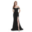 Mismatched Black Mermaid Cheap Bridesmaid Dresses Online, WG932