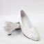 Women's Wedding Shoes Decorative Heel Wedding Heels Bridal Shoes With Beading