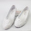 Women's Wedding Shoes Decorative Heel Wedding Heels Bridal Shoes With Beading