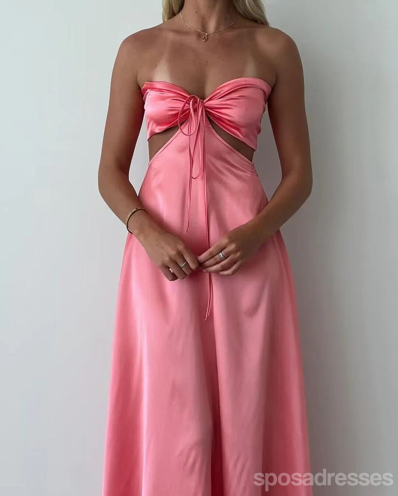 Sexy A-line Strapless Maxi Long Party Prom Dresses,Evening Dress,13460