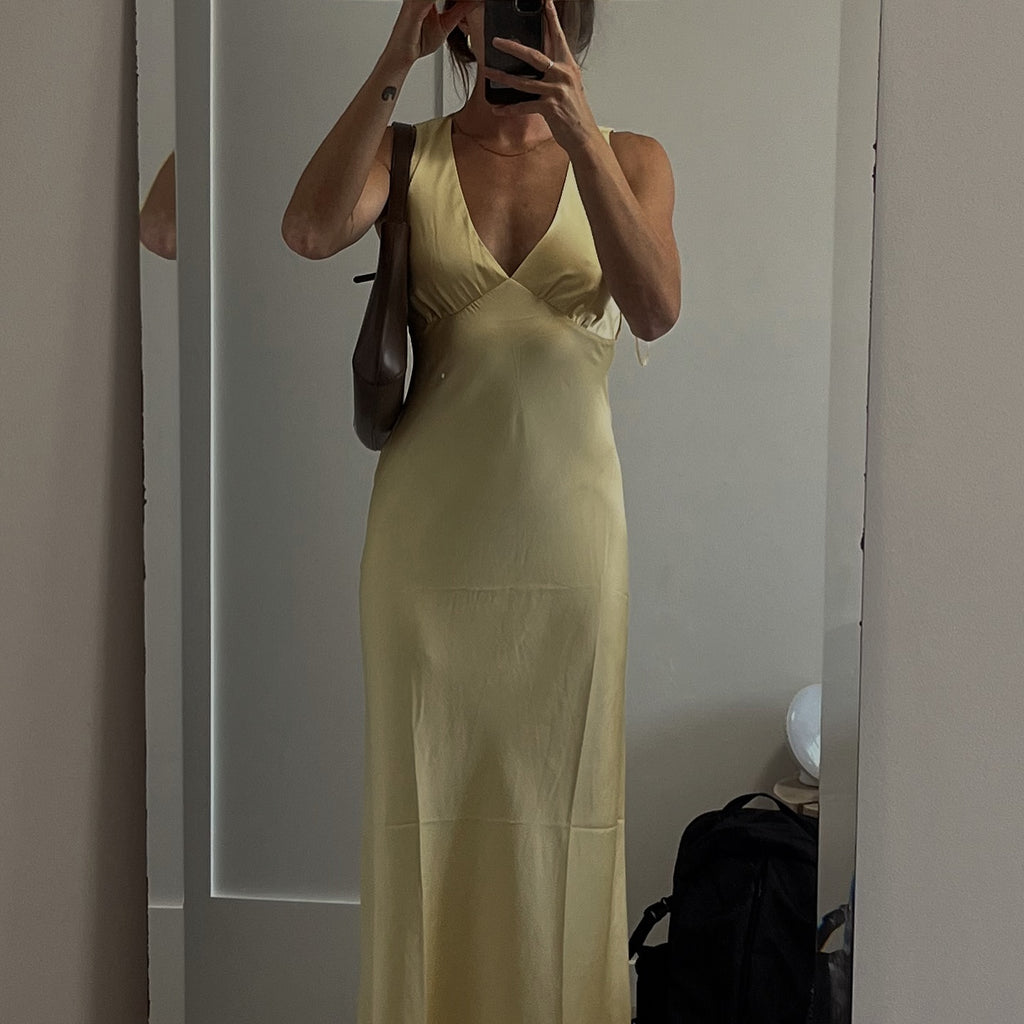 Sexy Yellow Mermaid V-neck Long Party Prom Dresses Ideas,Evening Gowns,13779