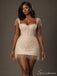 Pearl Beaded Fringe Lace Up Short Mini Dress MN26002