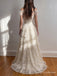 Ivory Off-the-Shoulder Embroidered Lace Tiered A-Line Prom Dress PD26086