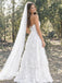 Ivory Strapless 3D Floral Tiered A-Line Wedding Dress WD26060