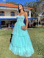 Sexy A-line Strapless Sweetheart Maxi Long Party Prom Dresses,Evening Dress,13344