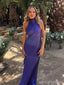 Sexy Blue Mermaid Halter Long Party Prom Dresses Ideas,Evening Gowns,13823