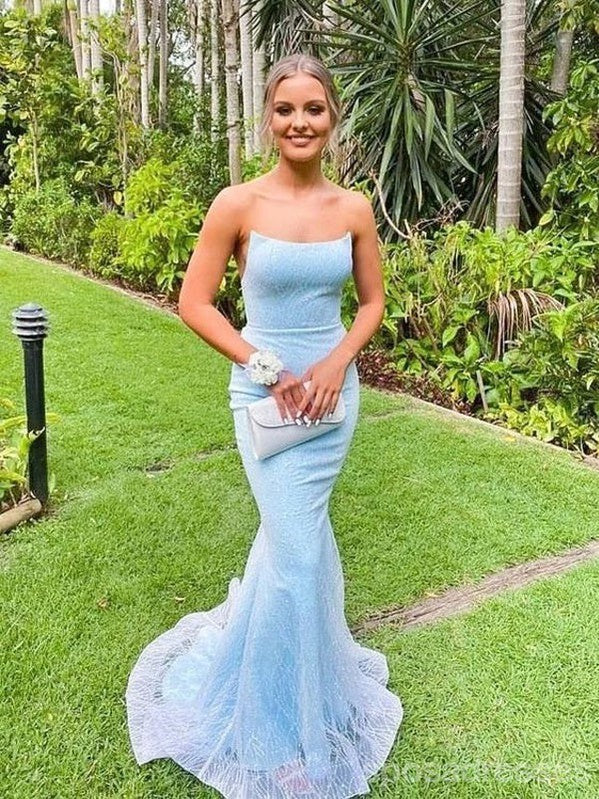 Sexy Mermaid Blue Maxi Long Party Prom Dresses, New Arrival Party Dress,13308