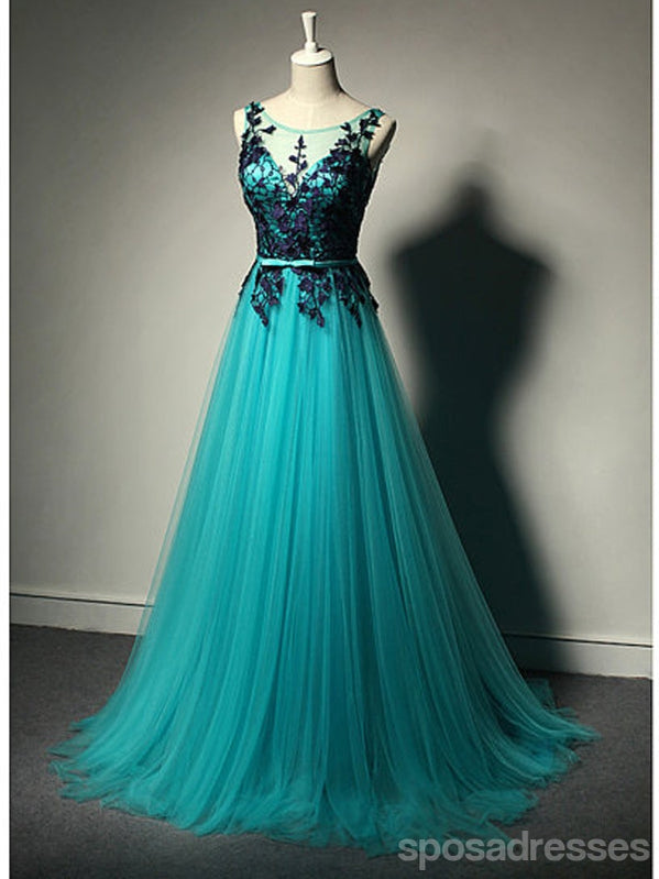 Tulle Prom Dresses,V-Back Prom Dresses,Floor-length Prom Dresses, Cust SposaDresses Tulle Prom Dresses,V-Back Prom Dresses,Floor-length Prom Dresses, Cust SposaDresses
