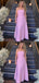 Gorgeous Pink A-line Long Party Prom Dresses Ideas,Evening Gowns,13871