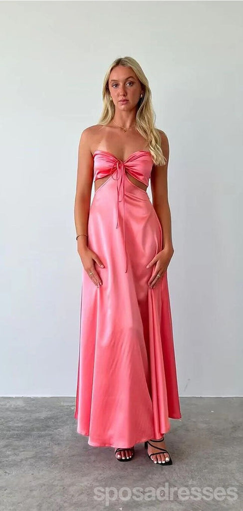 Sexy A-line Strapless Maxi Long Party Prom Dresses,Evening Dress,13460