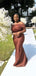 Simple Mermaid Off Shoulder Maxi Long Bridesmaid Dresses For Wedding Party,WG1824