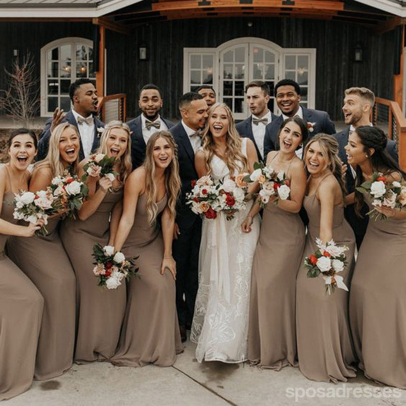 Popular Straps Wedding Guest Dresses, Bridesmaid Dresses