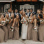 Sexy Mermaid Spaghetti Straps Maxi Long Wedding Guest Bridesmaid Dresses,WG1733