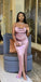 Sexy Mermaid Spaghetti Straps Side Slit Maxi Long Party Prom Dresses,Evening Dress,13383