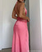 Sexy Dusty Rose Mermaid V-neck Maxi Long Party Prom Dresses Ideas,Evening Gowns,13911