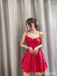 Sexy Red A-line Backless Mini Short Prom Homecoming Dresses,Party Dress,CM1022