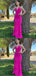 Sexy Hot Pink Mermaid Long Party Prom Dresses Ideas,Evening Gowns,13777