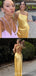 Sexy Yellow Mermaid One Shoulder Long Party Prom Dresses Ideas,Evening Gowns,13881