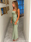 Elegant Green Sheath Strapless Maxi Long Party Prom Dresses,Evening Dress,13539