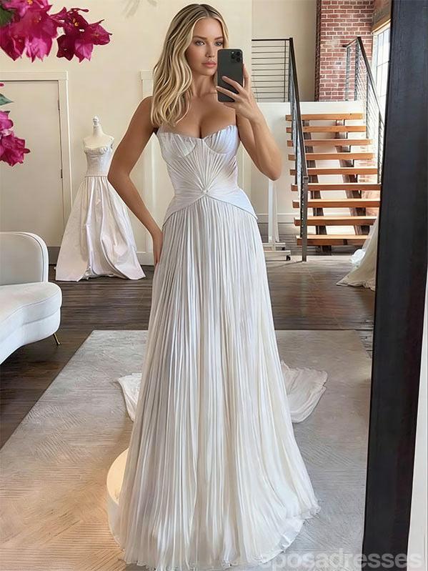 Elegant Ivory A-line Sweetheart Long Party Prom Dresses To Impress,Evening Gowns,13928