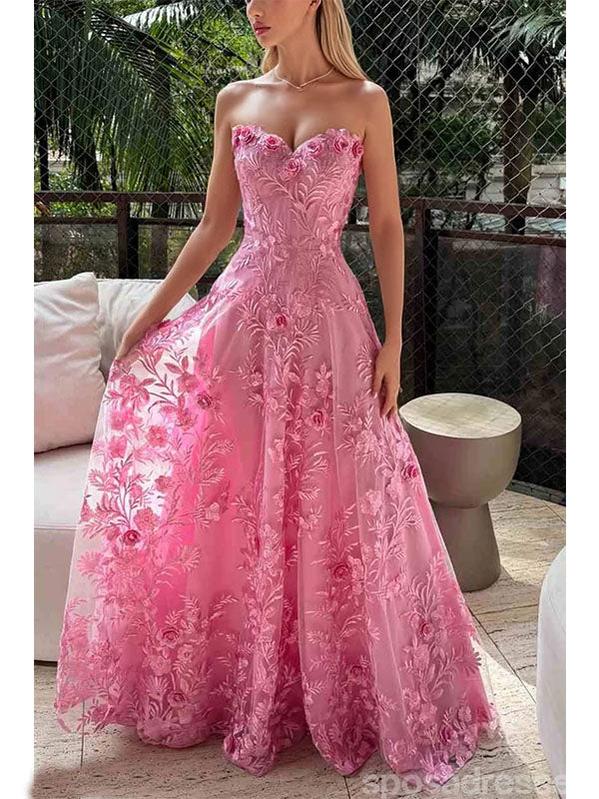 Gorgeous Pink A-line Sweetheart Long Party Prom Dresses To Impress,Eve SposaDresses Gorgeous Pink A-line Sweetheart Long Party Prom Dresses To Impress,Eve SposaDresses