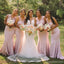 Sexy Pink Mermaid Maxi Long Bridesmaid Dresses For Wedding Party Online,WG1815