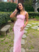 Simple Pink Mermaid Maxi Long Party Prom Dresses To Impress,Evening Gowns,13575