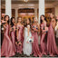 Mismatched Mermaid Dusty Rose Long Bridesmaid Dresses Gown Online,WG1119