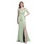 Sexy Mermaid Sage Green Mismatched Long Bridesmaid Gown Online, WG950