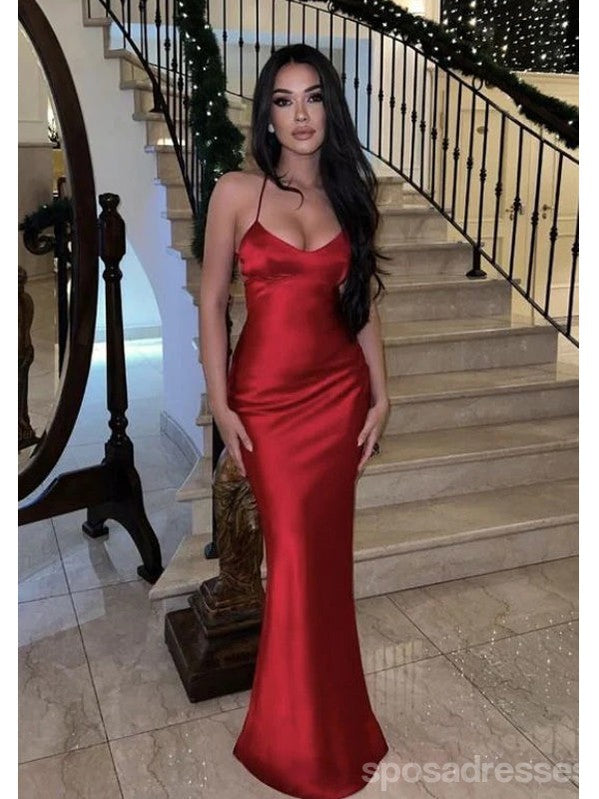 Sexy Red Mermaid Spaghetti Straps Maxi Long Party Prom Dresses,Evening SposaDresses Sexy Red Mermaid Spaghetti Straps Maxi Long Party Prom Dresses,Evening SposaDresses