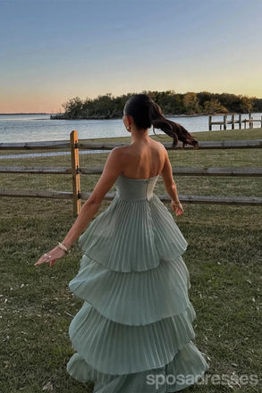 Sexy Green A-line Sweetheart Maxi Long Party Prom Dresses,Evening Dress,13538