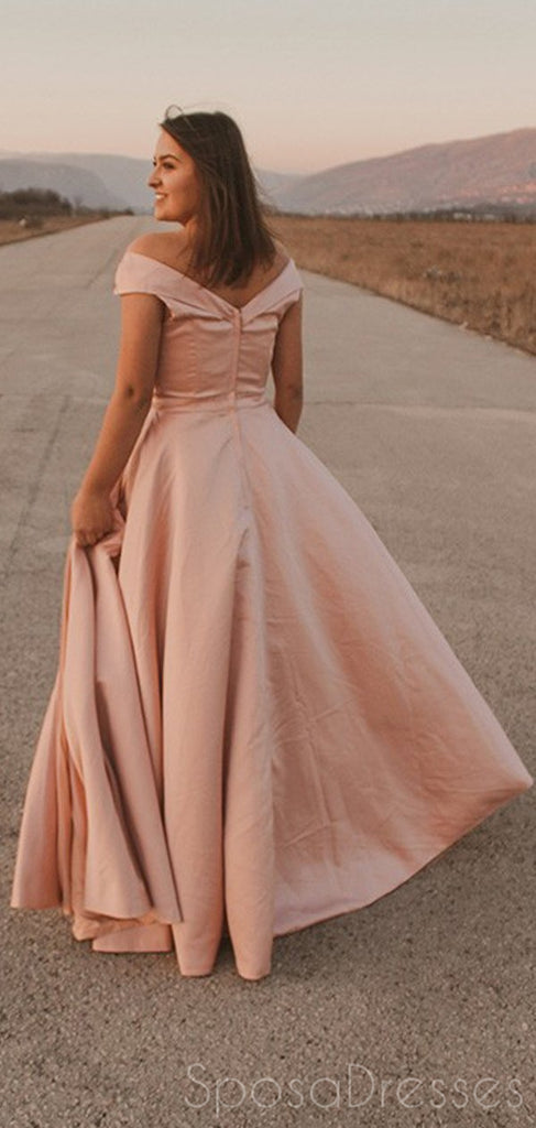 Unique A-line Off The Shoulder Cheap Prom Dresses, Sweet 16 Prom Dresses, 12430