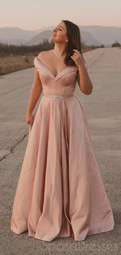 Unique A-line Off The Shoulder Cheap Prom Dresses, Sweet 16 Prom Dresses, 12430