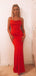 Mermaid Spaghetti Straps Long Prom Dresses, Sweet 16 Prom Dresses, 12437