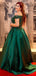 Elegant A-line Off Shoulder Applique Prom Dresses, Sweet 16 Prom Dresses, 12394