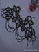 Exquisite Tassel Shoulder Chain Hand Beaded Pearl Shawl , VG09