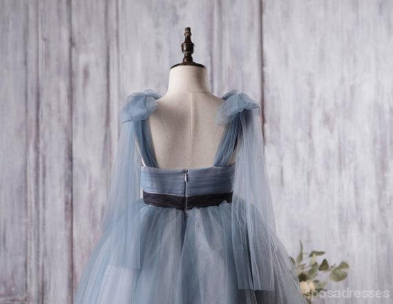 girls dusty blue dress Dusty Blue Pix Tutu Dresses, Tulle Flower Girl Dresses, Cheap Little Girl Dresses for Wedding, FG046