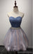 Strapless Sweetheart Tulle Cute Homecoming Prom Dresses, Affordable Short Party Prom Sweet 16 Dresses, Perfect Homecoming Cocktail Dresses, CM334