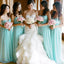 Simple Classic Sweet Heart High Waist Line Floor-Length Bridesmaid Dresses, WG107