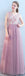 Tulle Pink Long Mismatched Unique Cheap Bridesmaid Dresses Online, WG512