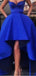 A-line Sleeveless Ruffle Royal Blue Prom Dresses, Sweet 16 Prom Dresses, 12523