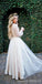 Long Sleeves Lace Jewel Neck Modest Cheap Wedding Dresses Online, Cheap Unique Bridal Dresses, WD598