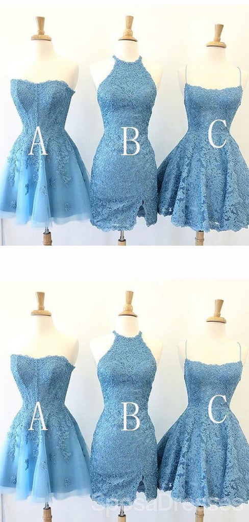 Short Blue Cheap Short Homecoming Dresses Online, Cheap Short Prom Dresses, CM836