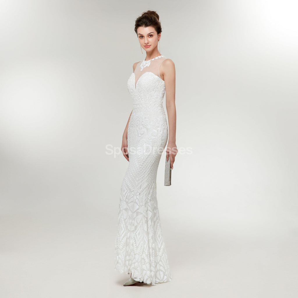 Simple Lace Mermaid Cheap Wedding Dresses Online, Cheap Bridal Dresses, WD582
