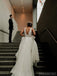 V Neck See Through Cheap Wedding Dresses, Cheap Wedding Gown, WD691