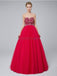Sweetheart A-line Embroidered Ball Gown Evening Prom Dresses, Evening Party Prom Dresses, 12021